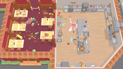 画像ギャラリー No.003のサムネイル画像 / 最大6人で挑む対戦ACT「Roombattle」本日リリース。突起物を装着したお掃除ロボットを操作し，敵のお尻の風船を割っていこう