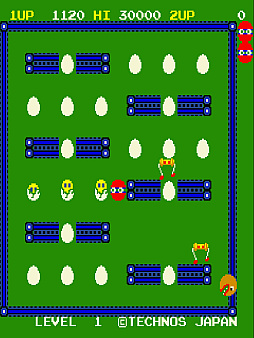 画像ギャラリー No.002のサムネイル画像 / 1983年にテクノスジャパンから発売された「スクランブル・エッグ」,アーケードアーカイブス2/アーケードアーカイブスで8月28日配信