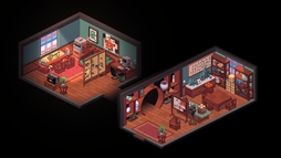 画像ギャラリー No.003のサムネイル画像 / 依頼をこなして,手に入れた家具で自分だけの空間を作ろう。お片付け&インテリアゲーム「夢物語の街」,Steamで配信開始