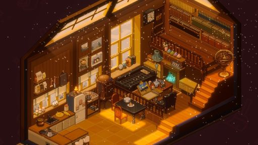 画像ギャラリー No.005のサムネイル画像 / 依頼をこなして,手に入れた家具で自分だけの空間を作ろう。お片付け&インテリアゲーム「夢物語の街」,Steamで配信開始
