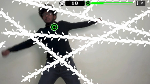 画像ギャラリー No.001のサムネイル画像 / 体を動かして,弾幕をかわそう。Webカメラを使ったモーション操作型ローグライクアクション「Core Trials」,Steamでリリース