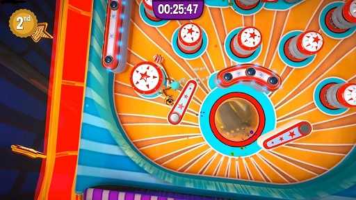 画像ギャラリー No.006のサムネイル画像 / 伸縮性のあるロープでつながれた2人1組のチームで競う。協力型アクションゲーム「Fling to the Finish」,家庭用ゲーム機版を9月4日に配信