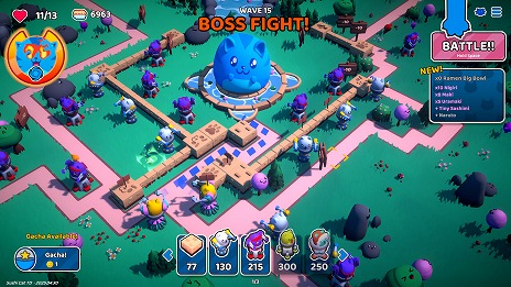 画像ギャラリー No.002のサムネイル画像 / “Sushi Cat”シリーズ最新作「Sushi Cat Tower Defense」と,歴代の5作品を収録した「Sushi Cat Legacy Collection」が発表に