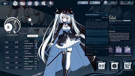 画像ギャラリー No.002のサムネイル画像 / 「存在/しないあなた、と私」の続編「不/存在的逐梦者:银葱之森」,Steamストアページを公開。50万文字,10エンディング以上の戦闘RPGに