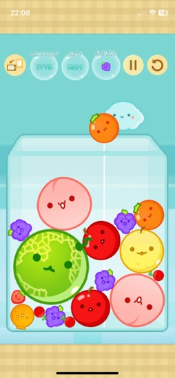 画像ギャラリー No.006のサムネイル画像 / ストリーマーから人気に火が付いたあのパズル。令和を代表する落ちものパズル「スイカゲーム+」(今日から始めろApple Arcade #47)