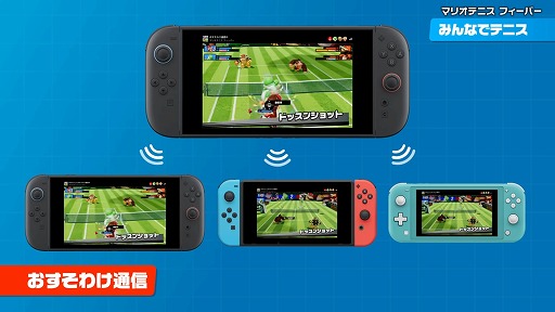 画像ギャラリー No.004のサムネイル画像 / 選ぶラケットでゲームが変わる。「マリオテニス フィーバー」の特徴を紹介する約5分間の紹介映像＆公式サイトが公開に