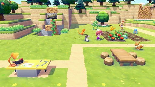 画像ギャラリー No.003のサムネイル画像 / ニンゲンに変身したメタモンとなり,ポケモンたちとのほのぼの暮らしを楽しめる「ぽこ あ ポケモン」発表。Switch2向けに2026年春発売