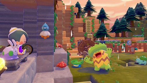 画像ギャラリー No.005のサムネイル画像 / ニンゲンに変身したメタモンとなり,ポケモンたちとのほのぼの暮らしを楽しめる「ぽこ あ ポケモン」発表。Switch2向けに2026年春発売