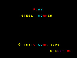 画像ギャラリー No.001のサムネイル画像 / 高所の建設現場で足場を設置して,ワークマンが事故に遭わないように導こう。「アーケードアーカイブス スチールワーカー」,9月18日配信