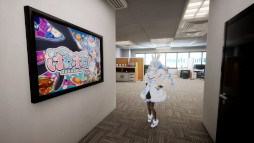 画像ギャラリー No.002のサムネイル画像 / holo Indieのタイトル同士が連携する初の試み。「Holo ADV: SakuraSingularity.exe」と「はねホロ！」がゲーム内コラボを実施