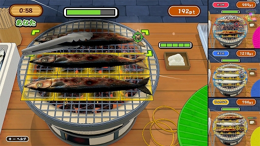 画像ギャラリー No.002のサムネイル画像 / さんまを手際よく焼き,世界ランキング上位を目指せ。「あおげ!焼きさんま」,PC / Switch向けに本日リリース