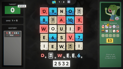 画像ギャラリー No.011のサムネイル画像 / 言葉を見つけて戦うローグライクワードパズル「Cursed Words: The Word Game That Isn't」（ほぼ日 インディーPick Up！）
