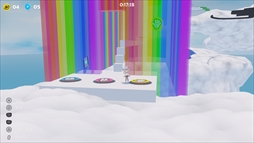 画像ギャラリー No.002のサムネイル画像 / ホロメンのエピソードを元ネタにした足場が登場。ジャンプアクションゲーム「はねホロ!」,10月17日にSteamで配信