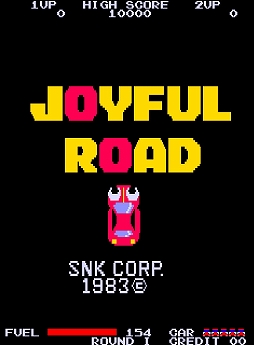 画像ギャラリー No.001のサムネイル画像 / 「ジョイフルロード」,アーケードアーカイブスで10月16日に配信決定。1983年にSNKから発売された,腕のついた車を操縦するアクションゲーム