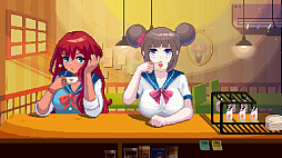 画像ギャラリー No.008のサムネイル画像 / Switch版「電気街の喫茶店」,パッケージ版リバーシブルジャケットを公開。イラストレーター栞しい氏,描き下ろしデザインを採用