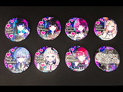 画像ギャラリー No.012のサムネイル画像 / 「配信少女ノ裏垢迷宮」公式初グッズとしてランダム缶バッジ(全8種)の受注を開始