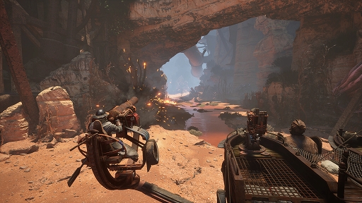 画像ギャラリー No.005のサムネイル画像 / 協力型PvEシューター「Canyons」,ティザートレイラーを公開。巨大クローラーで機械と融合した不気味なクリーチャーやミュータントを一掃