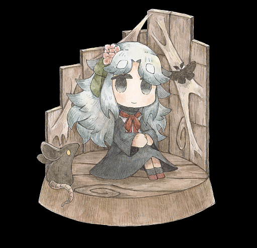 画像ギャラリー No.031のサムネイル画像 / トラウマによって化け物になった少女たちを救うADV「シニガミ姫と異書館ノ怪物」，新キャラクター＆ステージを公開