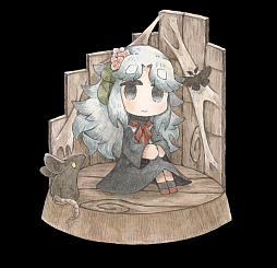 画像ギャラリー No.007のサムネイル画像 / 「シニガミ姫と異書館ノ怪物」，新キャラクター「道化画家の少女／落書き姫」と「ヤギ牧場の少女」の情報を公開