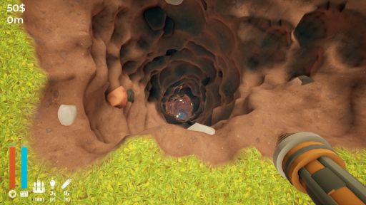 画像ギャラリー No.002のサムネイル画像 / 自宅の庭に穴を掘っていくSLG「A Game About Digging A Hole」,PS5 / Xbox Series X|S / Switch版を12月9日に配信