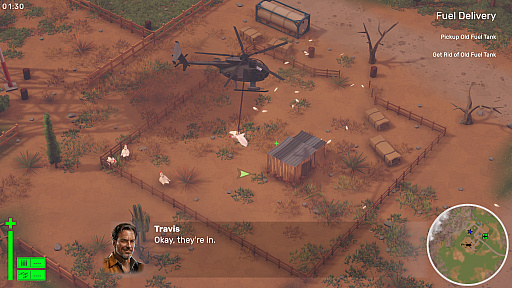 画像ギャラリー No.008のサムネイル画像 / これが令和の「Desert Strike」。物理演算を武器に戦場を蹂躙するヘリSTG「Cleared Hot」(ほぼ日 インディーPick Up!)