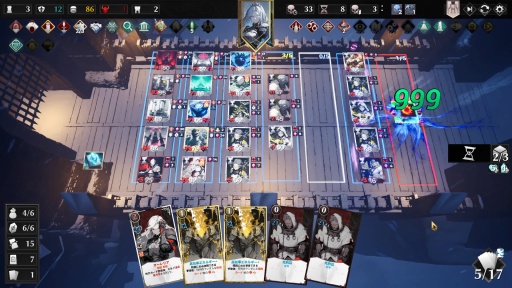 画像ギャラリー No.007のサムネイル画像 / 終わりのない冬と押し寄せる敵の波。500枚以上のカードを駆使する「フロストバウンド」はタワーディフェンス系デッキ構築ローグライトの新星だ【PR】