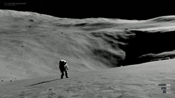 画像ギャラリー No.003のサムネイル画像 / JAXAとの共同研究によって再現されたリアルな月を探索する「REAL MOON」,近日中にSteamで無料公開。誰もいない月面を自由に歩き回る