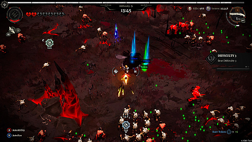 画像ギャラリー No.004のサムネイル画像 / 数百数千の悪魔たちを掃討し続ける爽快さ重視の一騎当千ローグライクアクション「Grind Survivors」,Steamで日本語対応版プレイテストを開始