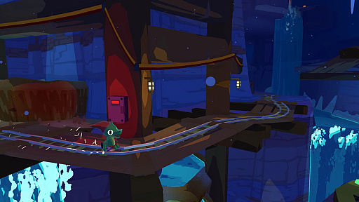 画像ギャラリー No.004のサムネイル画像 / 「Lil Gator Game」,待望の日本語対応パッチとDLC「In The Dark」を2026年2月12日にリリース。子ワニたちが島で冒険するアクションADV