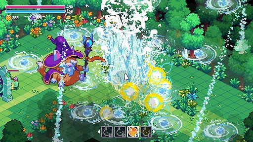 画像ギャラリー No.011のサムネイル画像 / ローグライク魔法クラフトアクション「ウィザードキャッツ」,最新トレイラーを公開。自作魔法での冒険を楽しめる体験版も配信中