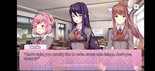 画像ギャラリー No.003のサムネイル画像 / 「ドキドキ文芸部!」スマホ版が本日リリース。文芸部の女の子たちと交流するサイコホラーADV