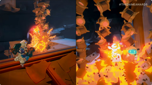 画像ギャラリー No.002のサムネイル画像 / レトロなアニメ調に描かれた世界を冒険する2人協力プレイADV「Orbitals」が発表に。Switch2向けに2026年発売