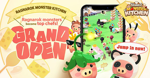 画像ギャラリー No.001のサムネイル画像 / 「Ragnarok Monster Kitchen」，一部の国と地域を除くグローバルで配信開始。「ラグナロク」シリーズのモンスターたちがレストラン運営に挑む