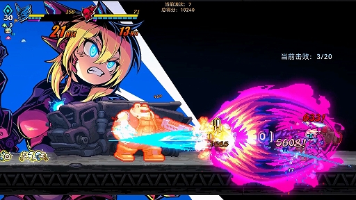 画像ギャラリー No.005のサムネイル画像 / ローグライク要素を融合した2D横スクロールACT「超アロィクラッシュ」，1月22日にデモ版をSteamで配信