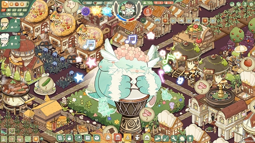画像ギャラリー No.001のサムネイル画像 / 神様の赤ちゃんを育てながらグルメ都市を建設。ローグライクSLG「Feastopia」，1月29日にSteamでリリース