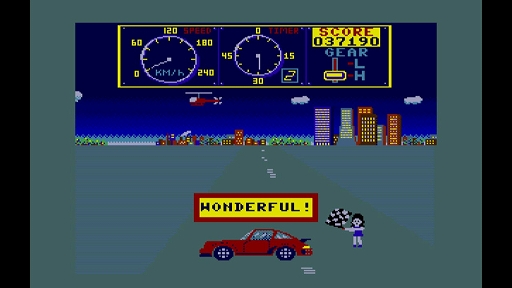 画像ギャラリー No.003のサムネイル画像 / 「EGGコンソール マッドライダー MSX2」本日配信。次々と現れる車やバイク，障害を避けながらゴールを目指す王道のレースゲーム
