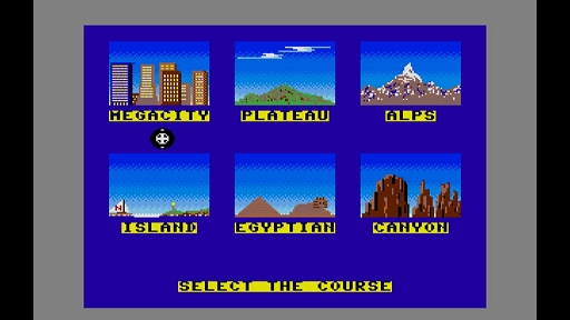 画像ギャラリー No.005のサムネイル画像 / 「EGGコンソール マッドライダー MSX2」本日配信。次々と現れる車やバイク，障害を避けながらゴールを目指す王道のレースゲーム