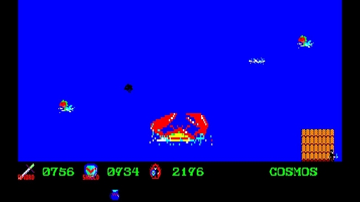 画像ギャラリー No.003のサムネイル画像 / 「EGGコンソール カレイジアスペルセウス PC-8801」本日配信。魔の島を舞台に美の女神を救うために冒険するアクションRPG