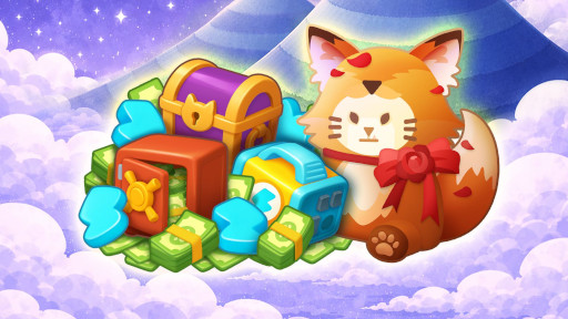 画像ギャラリー No.003のサムネイル画像 / 猫たちの楽園が舞台のパズルADV「マージキャット：キャットピアパズル」，スマホ向けにリリース。可愛いイラストと直感的なマージパズルが融合