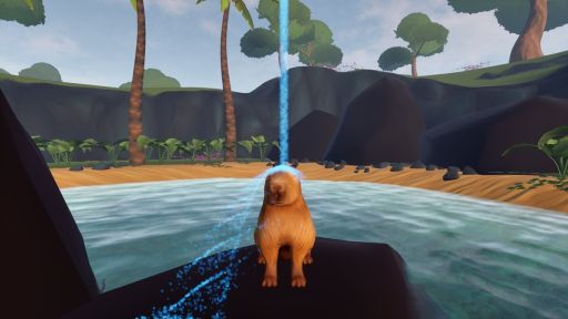 画像ギャラリー No.002のサムネイル画像 / ジャングルでのんびり暮らすカピパラになれるゲーム「Capybara Simulator」，Steamストアページを公開