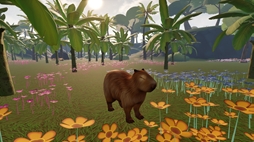 画像ギャラリー No.003のサムネイル画像 / ジャングルでのんびり暮らすカピパラになれるゲーム「Capybara Simulator」，Steamストアページを公開