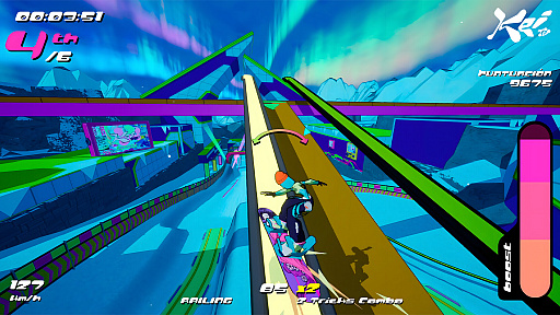 画像ギャラリー No.006のサムネイル画像 / 「HYPERyuki: Snowboard Syndicate」は，「ジェットセットラジオ」や「SSX」にインスパイアを受けたスノーボードアクション［GDC 2026］