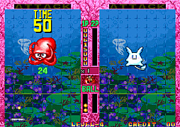 画像ギャラリー No.005のサムネイル画像 / 「アケアカNEOGEO ガッポリン」，3月12日配信。1997年にビデオシステムが開発したブロック崩しゲーム。同じ色の敵をつなげて倒すと高得点