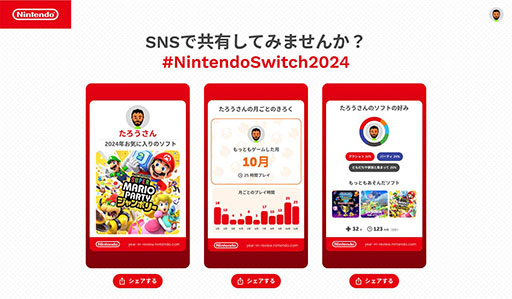 ꡼ No.005Υͥ / Nintendo Switch 2024 ǯο֤פˡ2024ǯͷSwitchѥեȤεϿǧ褦
