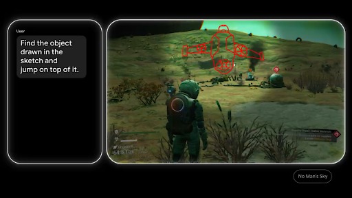 画像ギャラリー No.003のサムネイル画像 / 自分で考え,仮想3D世界で目的を達成する汎用AIエージェント「SIMA 2」発表。初代SIMAにGeminiを統合し,推論を可能に