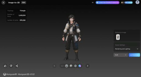 画像ギャラリー No.003のサムネイル画像 / テキストや画像から高品質な3Dアセットを瞬時に生成。Tencentが3Dモデリングツール「Hunyuan 3D Engine」をグローバル向けにリリース