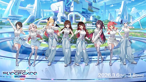 画像ギャラリー No.003のサムネイル画像 / 「ガンダム」×「ホロライブ」スペシャルコラボ企画が始動。hololive SUPER EXPO 2026にブースを出展