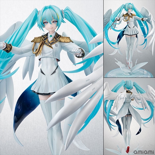 画像ギャラリー No.003のサムネイル画像 / ウイングガンダムゼロ EWモチーフの初音ミクフィギュアが登場。天使の翼が映える1/7スケールフィギュア