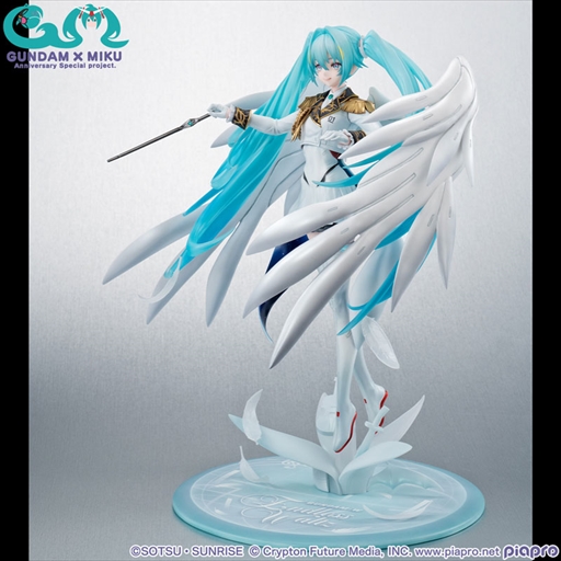 画像ギャラリー No.006のサムネイル画像 / ウイングガンダムゼロ EWモチーフの初音ミクフィギュアが登場。天使の翼が映える1/7スケールフィギュア
