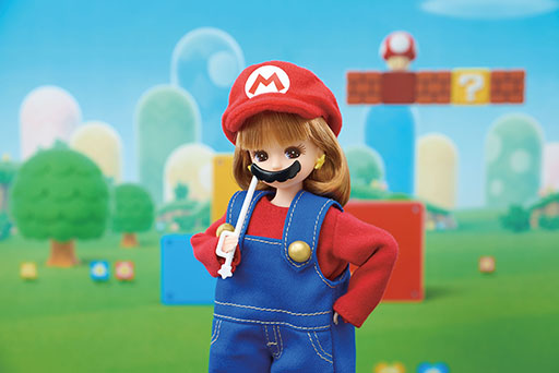 画像ギャラリー No.005のサムネイル画像 / 「リカちゃん」と任天堂の「スーパーマリオ」が再コラボ。新商品2種を4月18日に発売